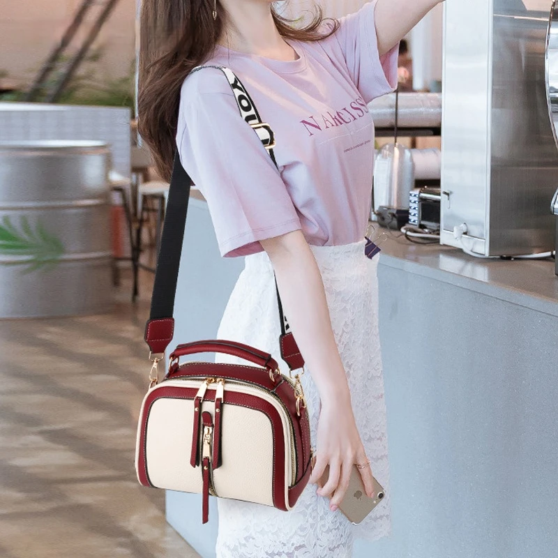 

Luxury Women's Handbag Fashion Designer Shoulder Young Girl Message Bag Ladies Pu Leather Shell Crossbody Bag Bolsas Feminianas