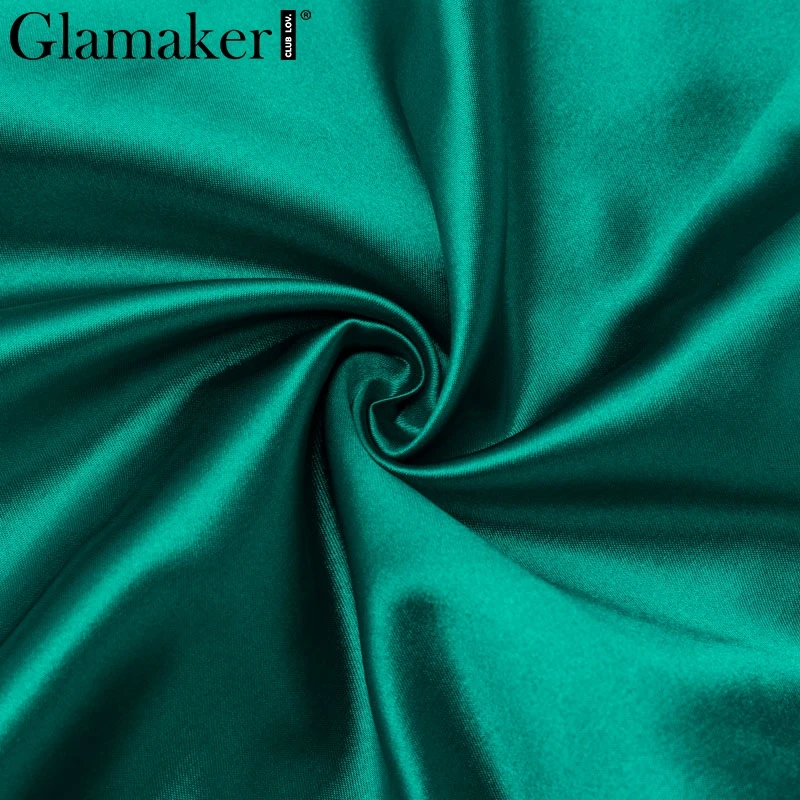 Glamaker, зеленое, сексуальное, сатиновое, макси, зимнее платье, женское, с длинным рукавом, с вырезом, с разрезом, осеннее платье, элегантное, длинное, облегающее, женское платье