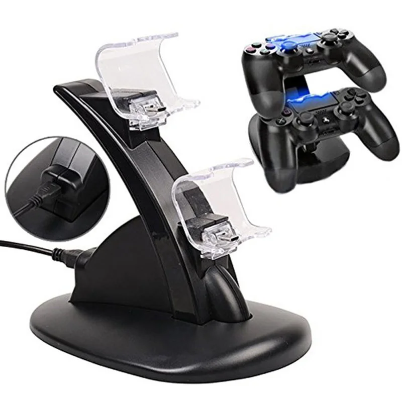 Зарядная док станция для контроллеров Sony Playstation 4 PS4 / Pro /PS4 Slim|Зарядные устройства|