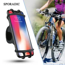 Bike Phone Holder Bicycle Mobile Stand Cellphone Motorcycle Suporte Celular For IPhone Samsung Xiaomi Huawei Cell Phone Mobile