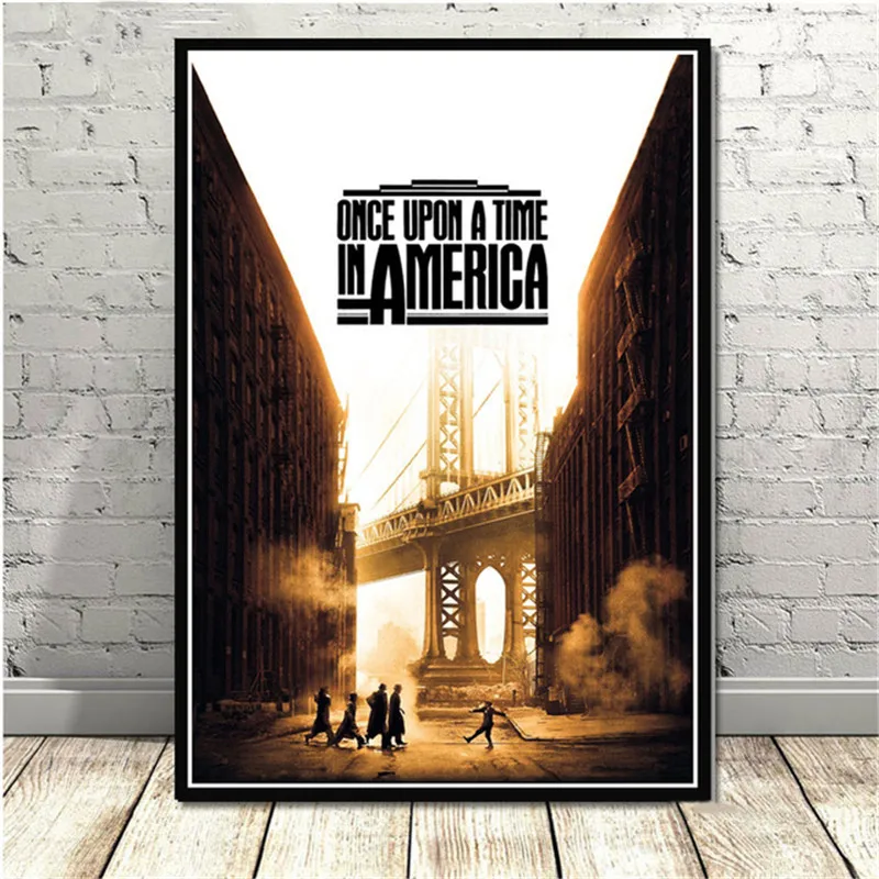 Ретро Винтаж Once Upon a Time in America Классическая фотокартина холст искусство настенные