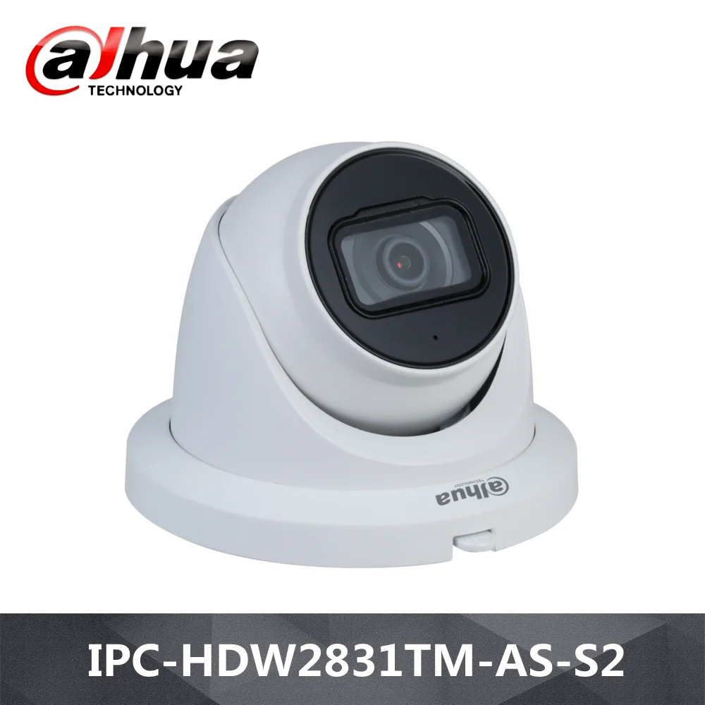 

Dahua 8MP Lite IR фиксированное фокусное зрение сетевая камера IPC-HDW2831TM-AS-S2 Интеллектуальное обнаружение: вторжение, трипплит