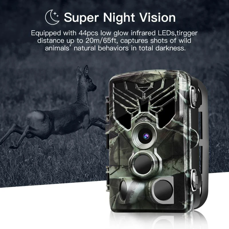 

Wifi Bluetooth Trail Camera 40M Wireless Hunting Cameras 1080P 20MP Night Vision 0.3s Trigger Time Wild Cameras Night Vision