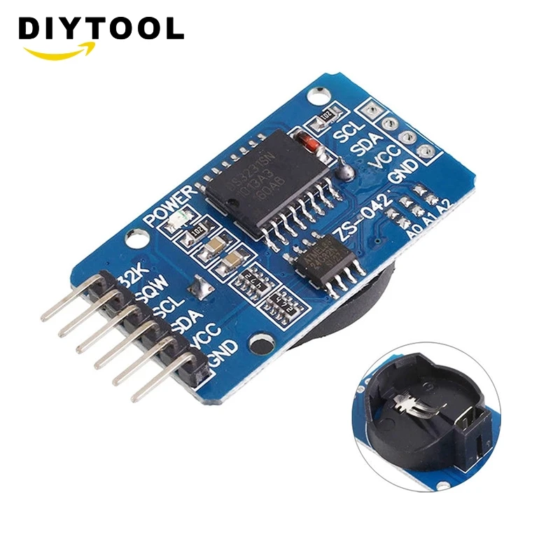 

For Arduino DS3231 AT24C32 IIC Module Precision RTC Real time Clock Memory