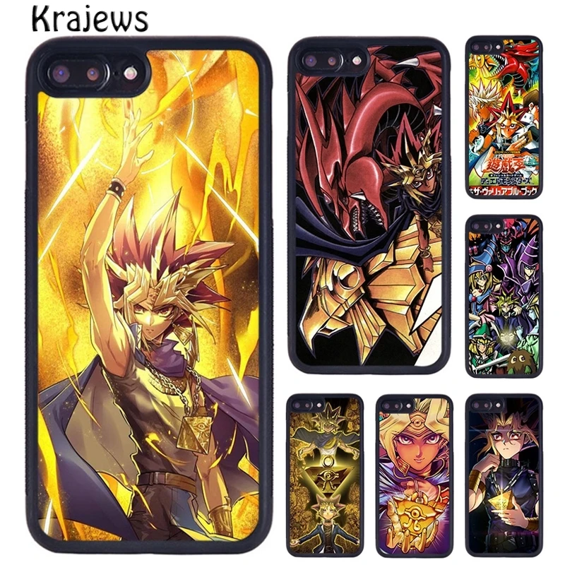 Чехол для телефона Krajews Yu Gi Oh TRADE GAME CARD для iPhone 14 5 6 7 8 plus X XR XS 11 12 13 pro max Samsung S21 S22 ultra.