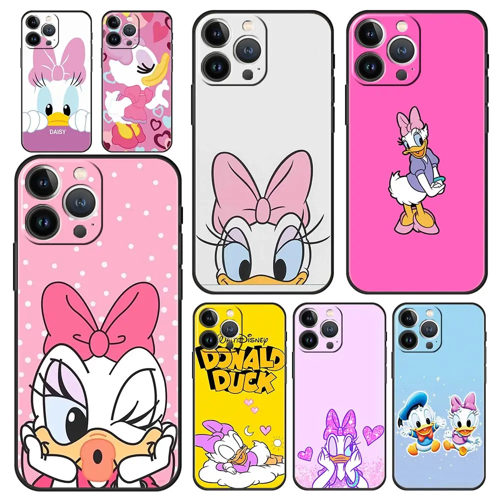 

Dsiney, милый чехол с маргариткой и уткой для Apple iPhone 7, 8 Plus, 6, 6S +, 12, 13 Mini, X, XS, Max, XR, 5 дюймов, противоударный чехол