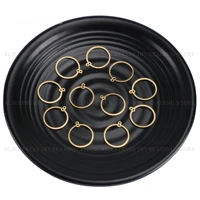 20 1000 pc brass circle hoop pendant for earrings necklace jewelry making fashion metal connector finding bulk wholesale 20mm