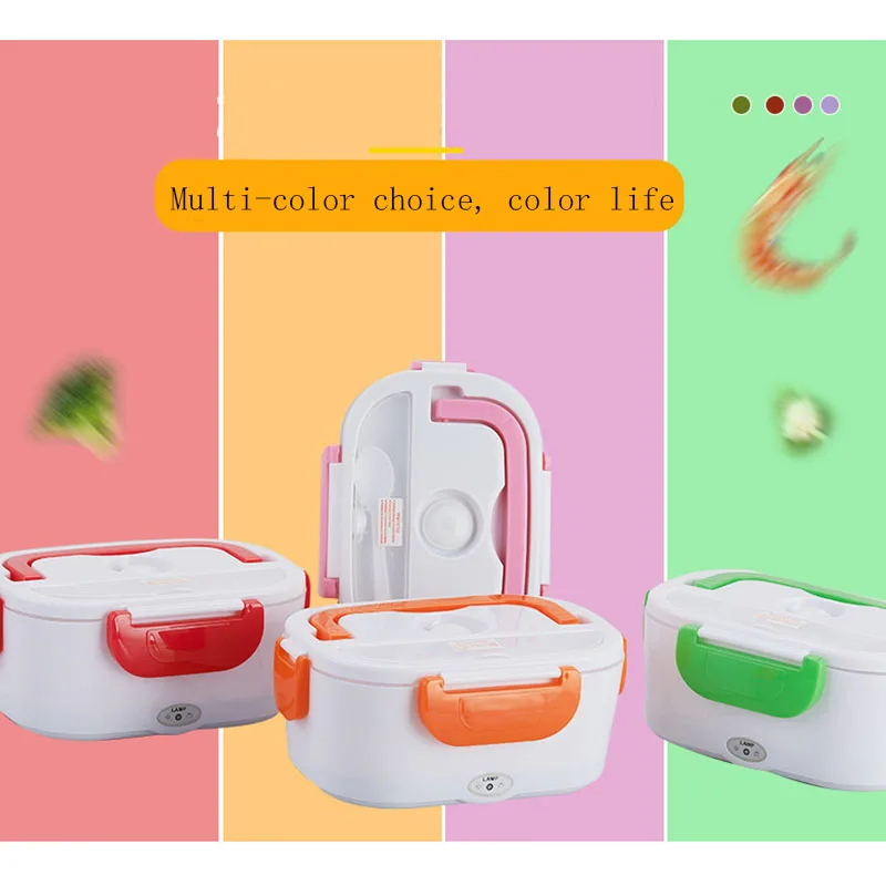 Портативный Ланч бокс из нержавеющей стали с электрическим подогревом 12 24 В 110