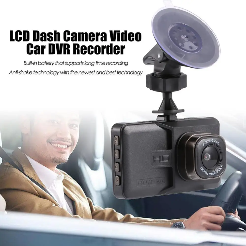 Видеорегистратор с ЖК-экраном 3 0 дюйма видеорегистратор Full 1080P HD G-Sensor 32 ГБ