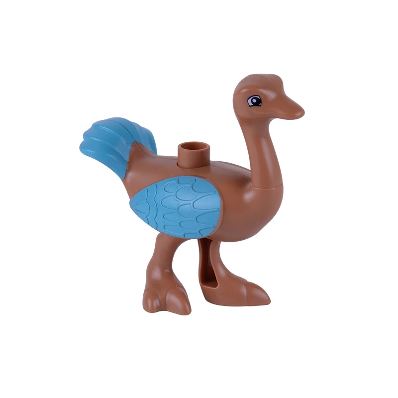 

Большой Размеры модель мужской страуса аксессуары для Размеры игрушки для детей, подарки для детей друзей строительные блоки фигурки живот...