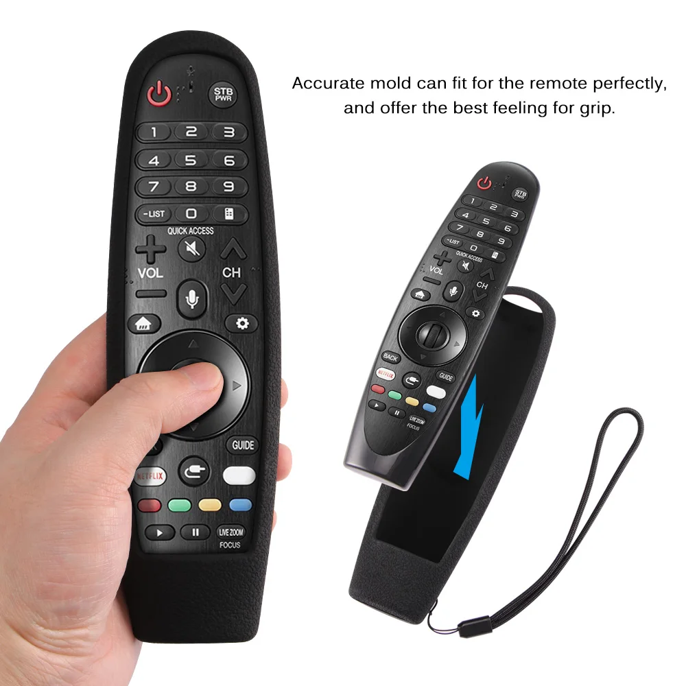 For LG AN-MR600 AN-MR650 AN-MR18BA MR19BA Magic Remote Control Cases Smart TV Protective Silicone Covers Shockproof | Электроника