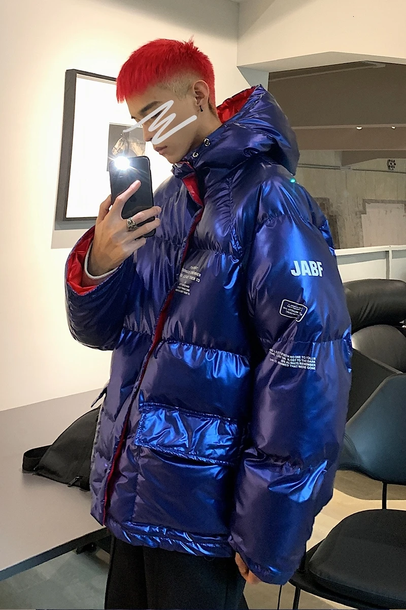 2019 зимняя новая трендовая свободная Толстая хлопковая куртка с капюшоном модная