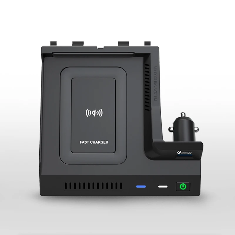 

Беспроводное зарядное устройство для Mercedes Benz W205 AMG C43 C63 AMG GLC 43 GLC63 X253 C Class GLC, аксессуары для быстрой зарядки