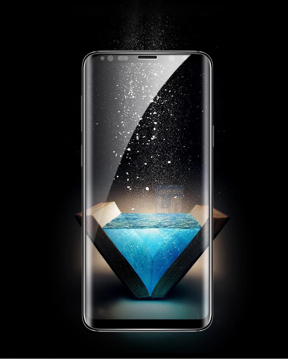 6D закаленное стекло с закругленными краями для samsung Galaxy Note 8, 9, 10 Pro, Защита экрана для samsung S8, S9, S10 Plus, защитное стекло