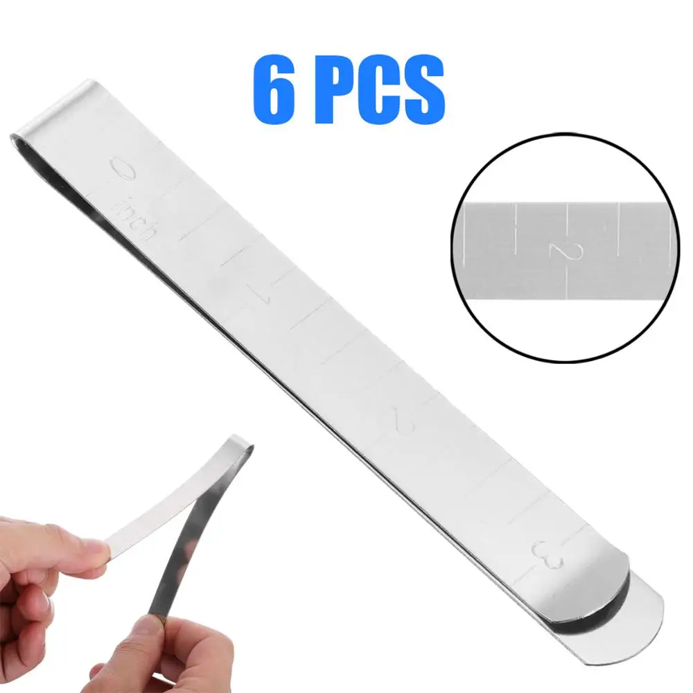 6 шт. Антикоррозийная металлическая швейная опрессовочная клипса из нержавеющей