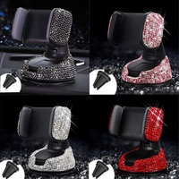 3 in 1 360 degree rhinestones car phone holder for car dashboard auto windows and air vent with diy crystal diamond type holder