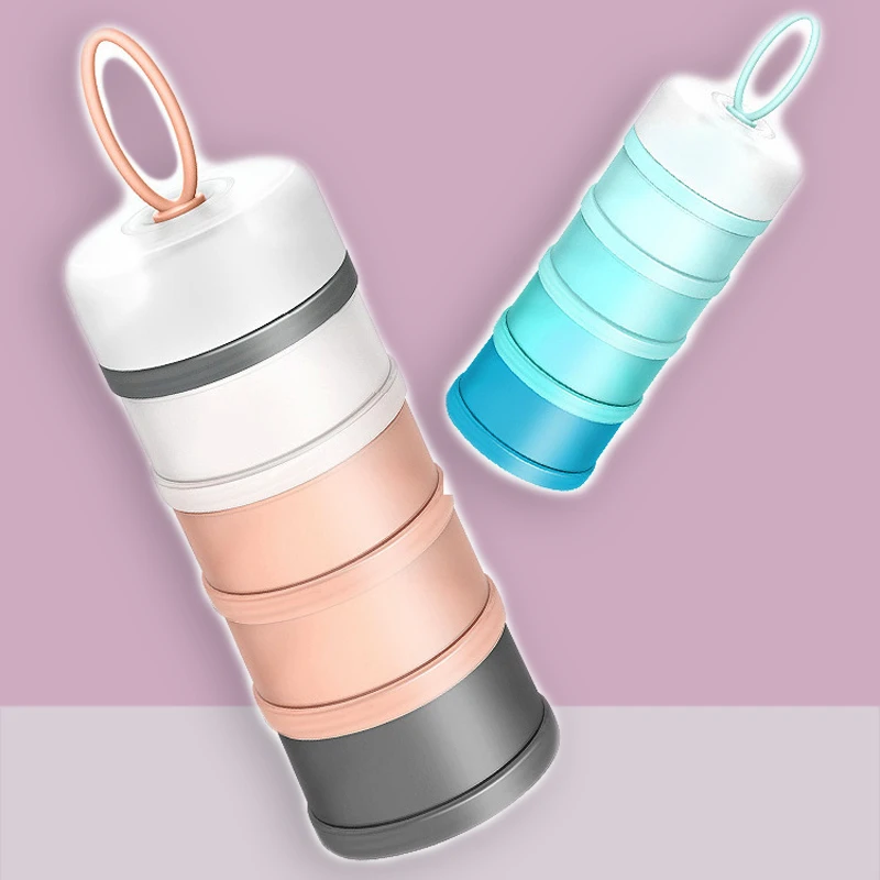 4 слойный портативный безопасный диспенсер для формул 3 контейнер детского