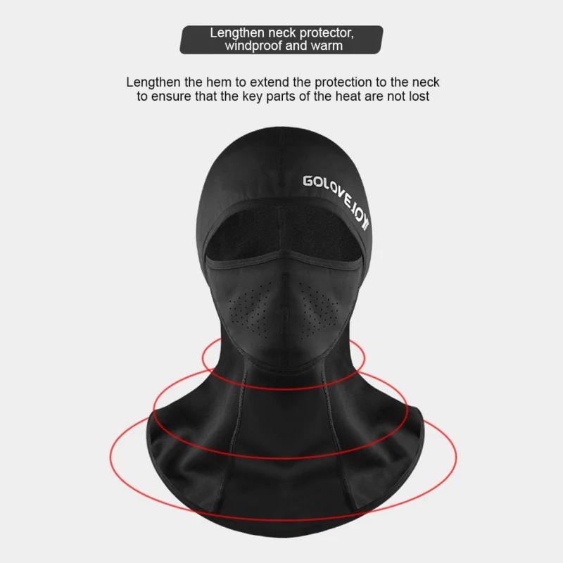 

Motorcycle Balaclava Full Face Cover Warmer Windproof Breathable Motorbike Motocross Cycling Biker Cycling Anti-UV Men Helmet