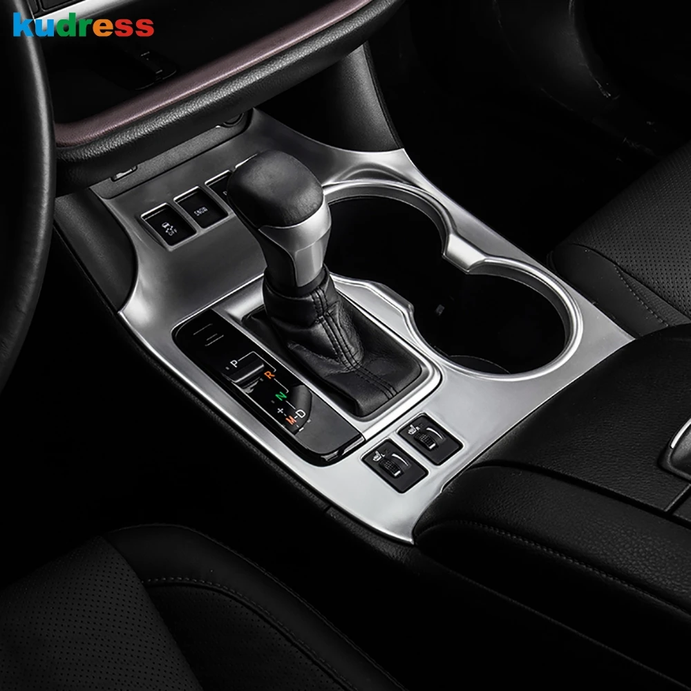 Матовая коробка редуктор для салона автомобиля Toyota Highlander 2015 2017 2018 2019 ABS