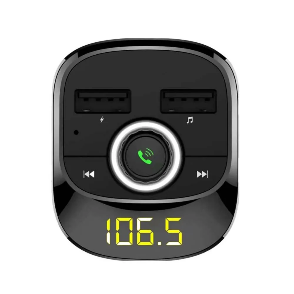 Bluetooth fm-передатчик Hands Free автомобильный MP3-плеер Bluetooth fm-передатчик комплект Hands-Free 3.1A Dual USB Автомобильное зарядное устройство type-c