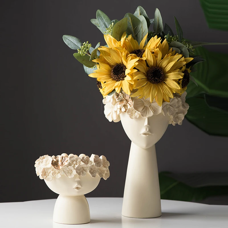 1 пара креативных вазы коробка для хранения мусора декоративная Смола ваза