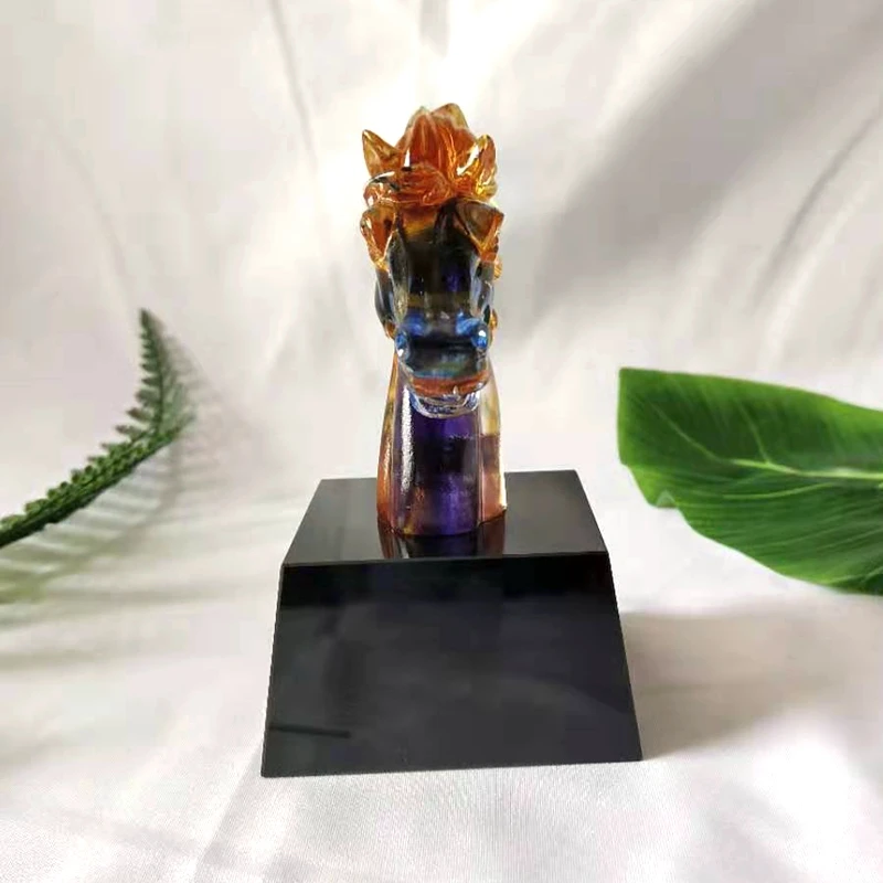 SPECTACULAR COLORED GLAZE HORSE COLLECTIBLE FIGURINE STATUE MURANO GLASS BLOWN ARTWORK ANIMAL PAPERWEIGHT GIFT HOME DECOR | Дом и сад