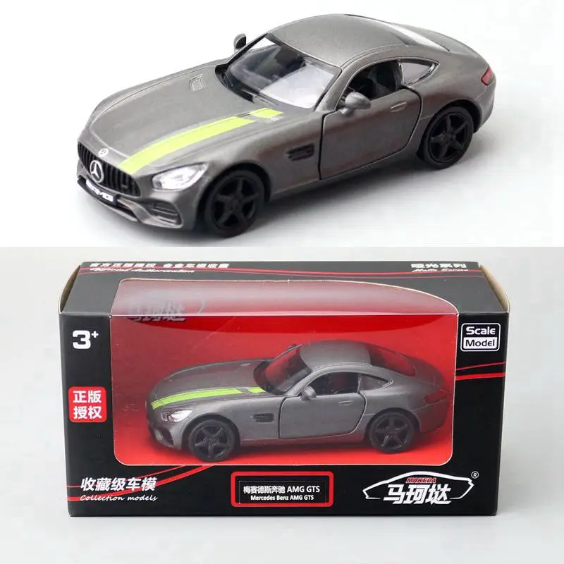 

RMZ City/1:36 Scale/Diecast Metal Toy Model/AMG GTS Super Racing/Educational Pull Back Car/Gift For Children/Collection/Box