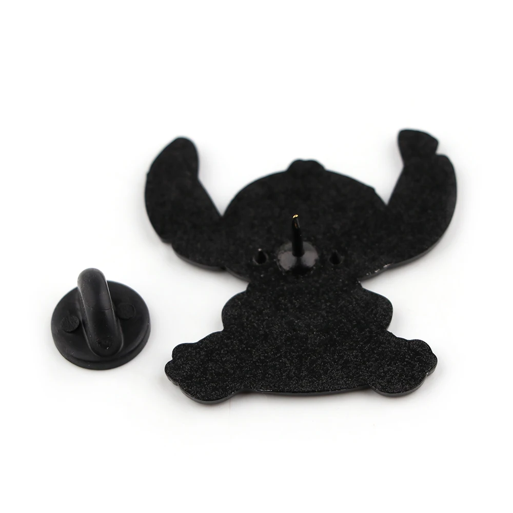 Стич инопланетянин лацкан булавки для рюкзака значки с аниме броши на одежду