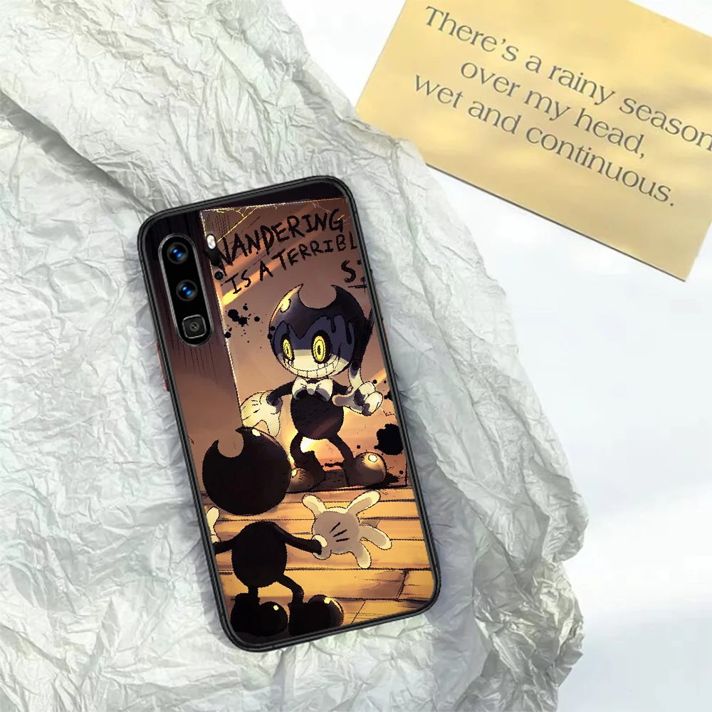 

Bendy And Game Ink Machine Phone Case For HUAWEI P 9 10 20 30 40 Lite smart Pro Z 2019 Nova 5T 6 7 i black Coque Pretty Funda