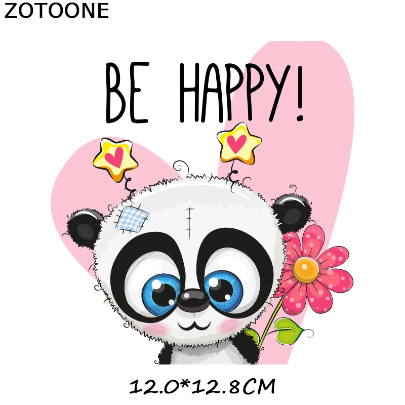 ZOTOONE милые нашивки с животными обезьянка наклейки для детей термоклейкие одежды