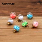 10 шт., стеклянные бусины для ювелирных изделий, 16 мм