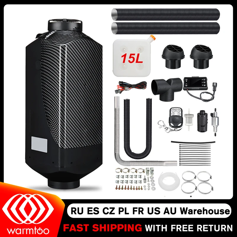 

Car Heater 5-8KW 12V Diesel Air Heater Parking Heater With Remote Control LCD Monitor for RV, Motorhome Trailer, Trucks, Boats