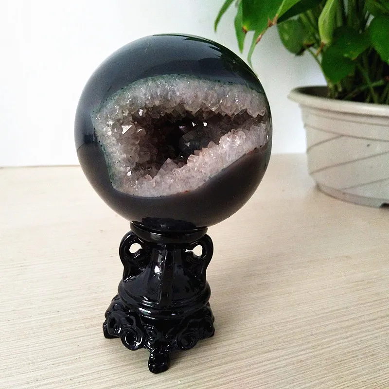 Натуральные камни Druzy agate 69-75 мм кристаллы geode для домашнего декора агат с открытой
