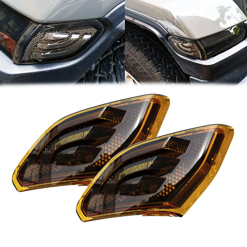 Передние фонари для крыла янтарь поворотная лампа светодиодный боковой свет