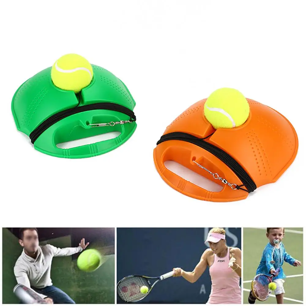 

PE 2 Color Tennis Practice Trainer Tennis Singles Linker Tennis Training Tool Durable Athletics Movement Home Practical