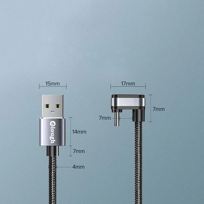 Кабель зарядный Elough USB Type-C 2 4 А 90 градусов | Аксессуары для телефонов