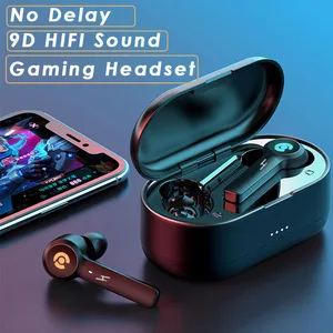 hembeer wireless headphones bluetooth earphones with microphone no delay gaming headset noise cancelling earbuds hifi sound free global shipping
