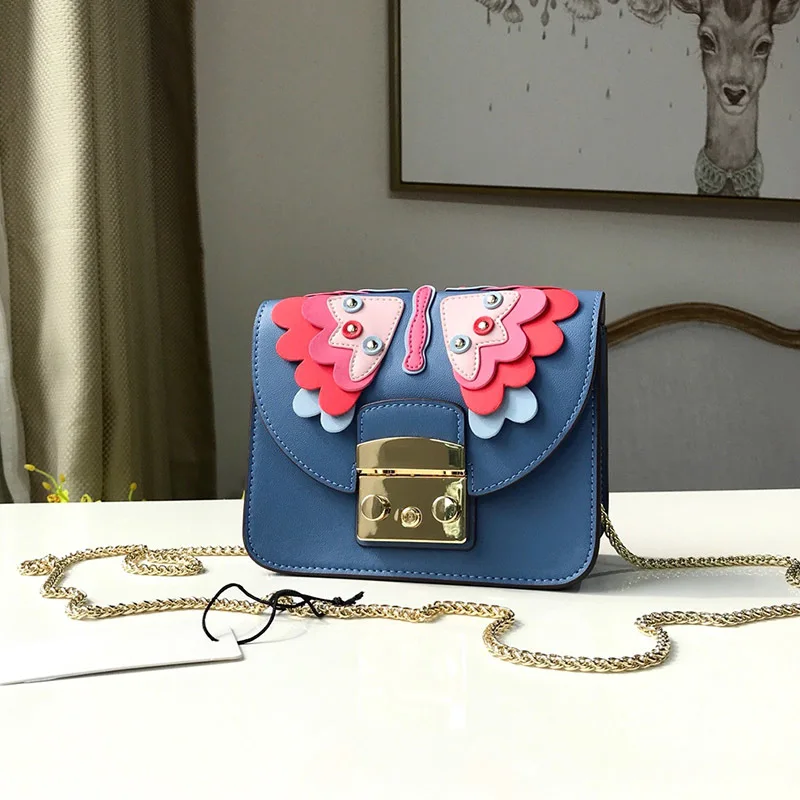 Новинка 2020 роскошная классическая кожаная сумка на цепочке модная Универсальная