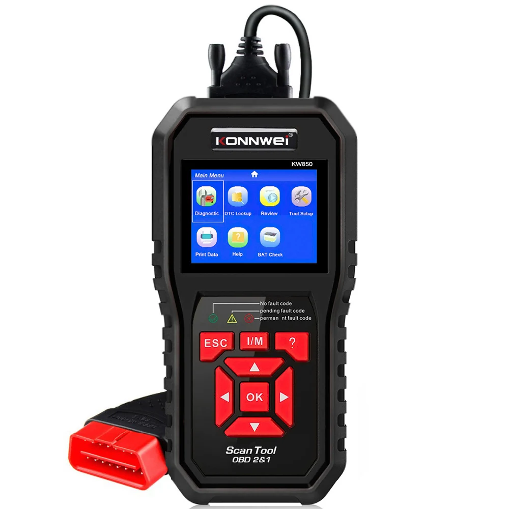 Автомобильный диагностический сканер KONNWEI KW850 OBD2 универсальный инструмент OBD для