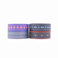 1%e2%80%9d aztec southwest stripes printed grosgrain ribbon ethnic tribal bohemian sewing crafting decor hair bow