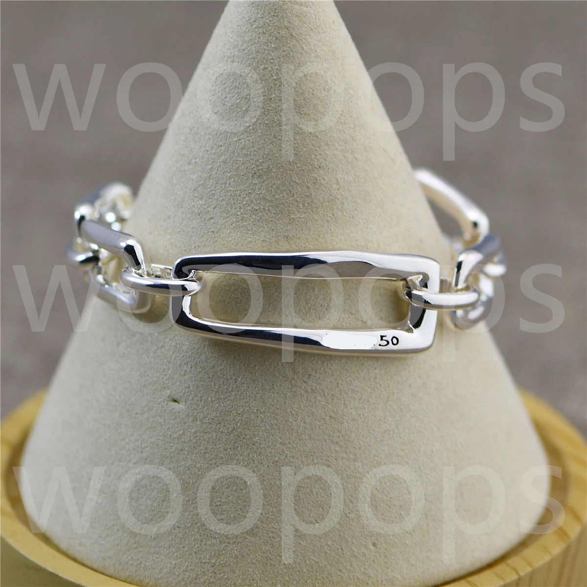 

19CM Bracelets Lovers Friendship Fit European Style Plated 925 Silver Jewelry Gift Women Men