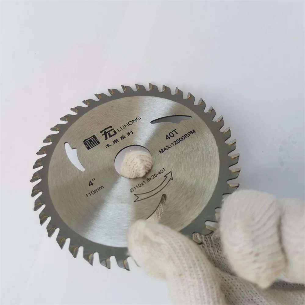 

Woodworking Circular Saw Blade 110*1.8-40T Max 12000rpm Angle Grinder Cutting Tool Parts for Cut Steel Aluminum Wood Iron
