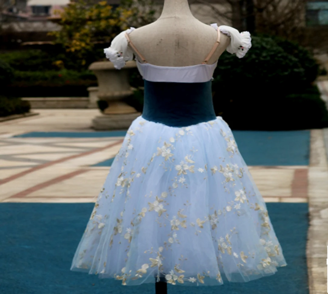 Новый балетное платье танцевальная одежда для девушек танцевальное тюль-юбки tulle