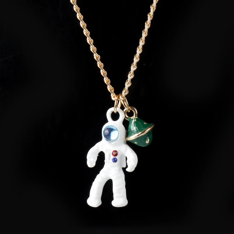 Ожерелье с подвеской в виде астронавта планеты Вселенной космонавта | Украшения