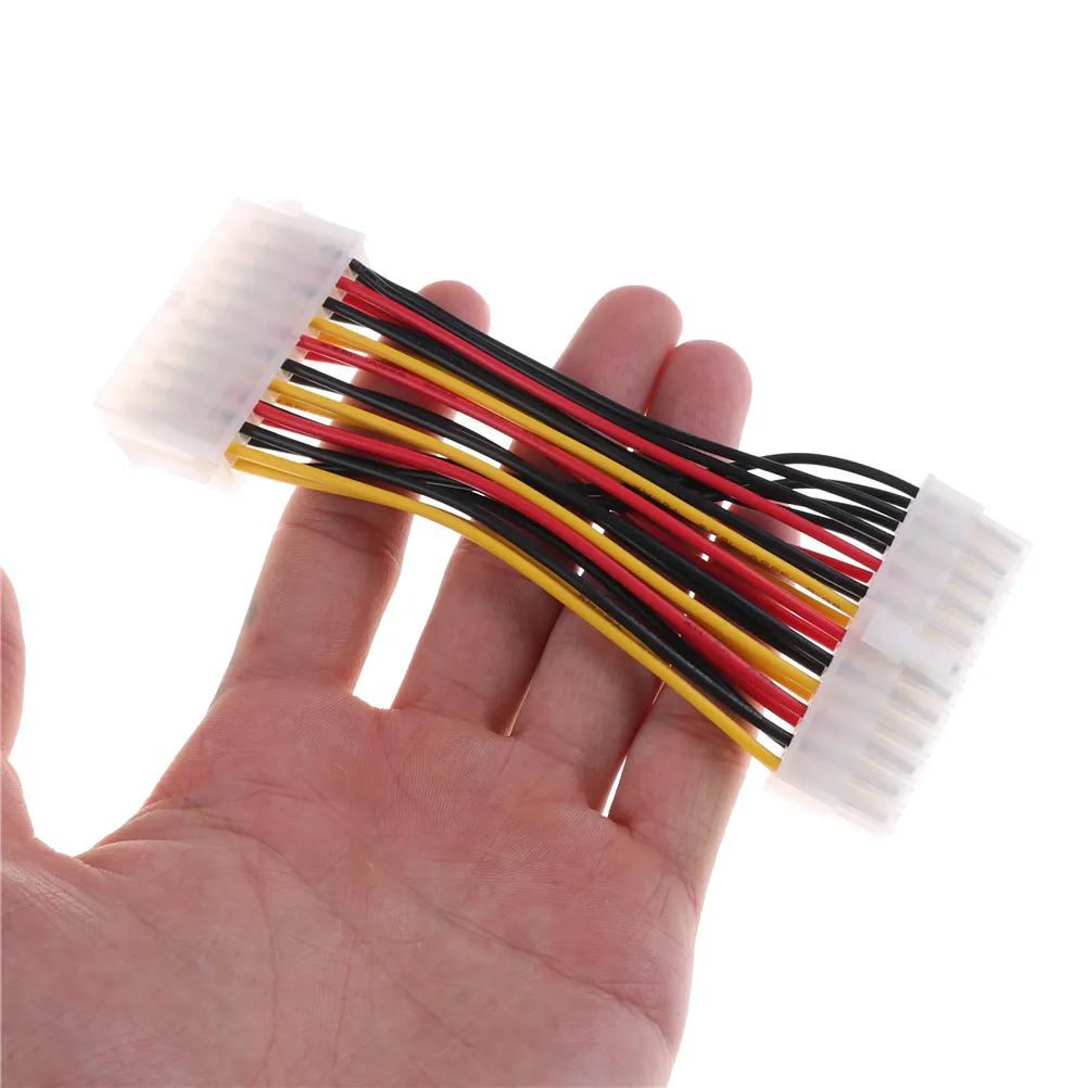 1 шт. 20pin мужской 24pin переходник с внутренней резьбой кабель Пластик 20-контактный