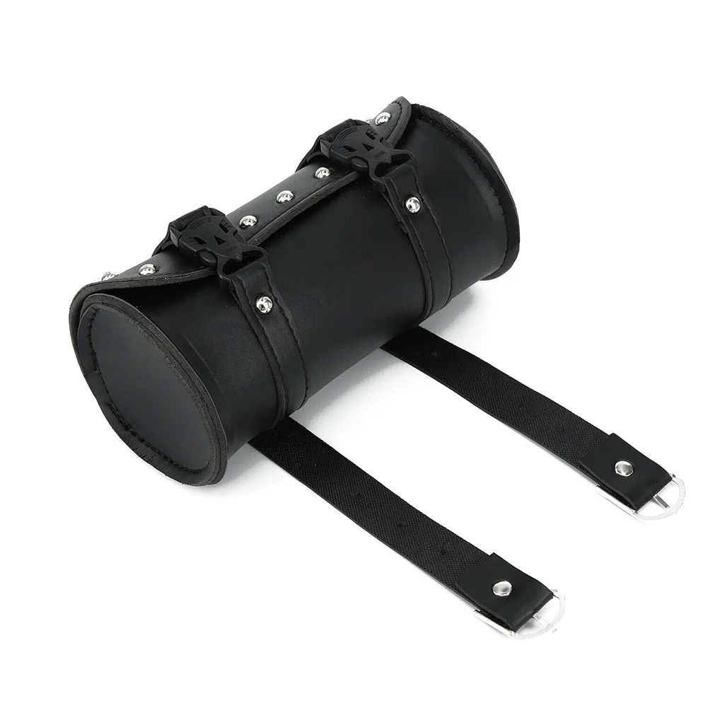 Мотоциклетный крейсер сумка для инструментов вилка с двумя монтажными ремнями