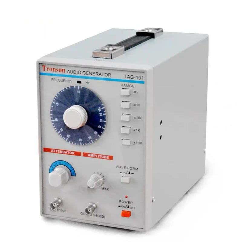 

AC 100-240V TAG-101 Low Frequency Audio Signal Generator Signal Source 10Hz-1MHz