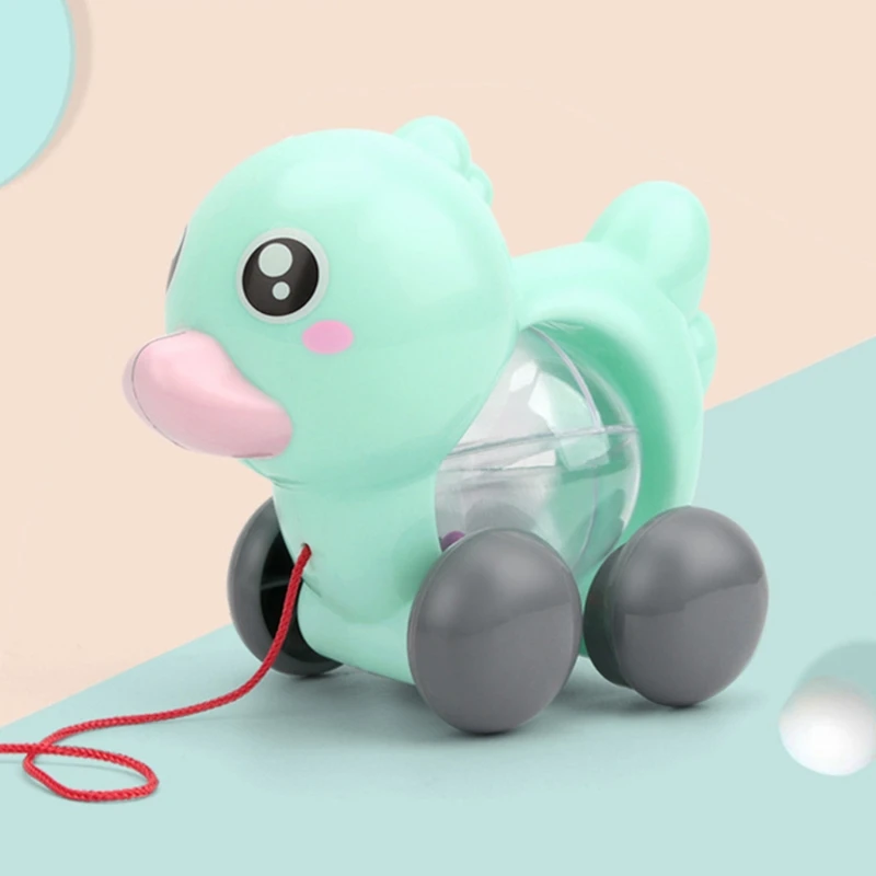 Вытяните вдоль прокатки животного &quotДональд Дак&quot модель игрушка тянуть и