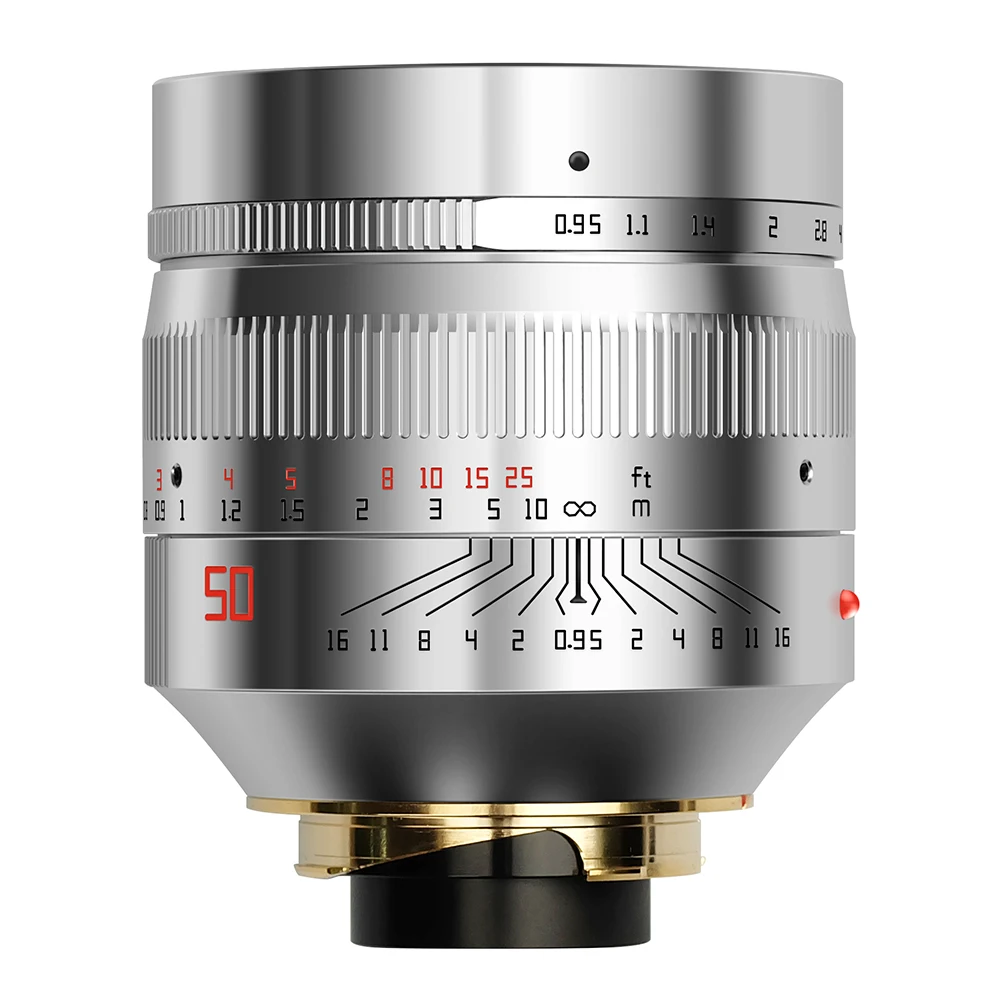 TTArtisan 50mmF0.95 Camera Lens for Leica M-Mount Cameras Like Leica M-M M240 M3 M6 M7 M8 M9 M9p M10 Full Fame Manual Focus Lens