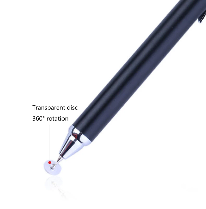 50pcs/lot Touch Screen Drawing Pen Capacitive Pens Stylus with Conductive Sucker Microfiber Touch Head for Tablet PC Smart Phone